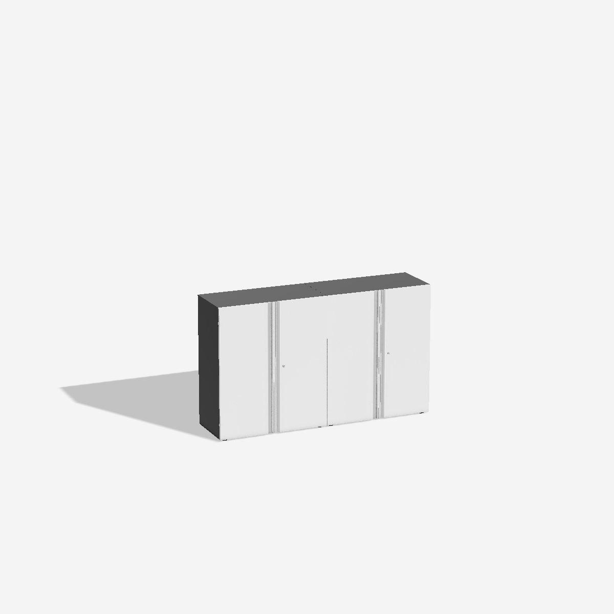 訂製鐵櫃組合-開門櫃+開門櫃