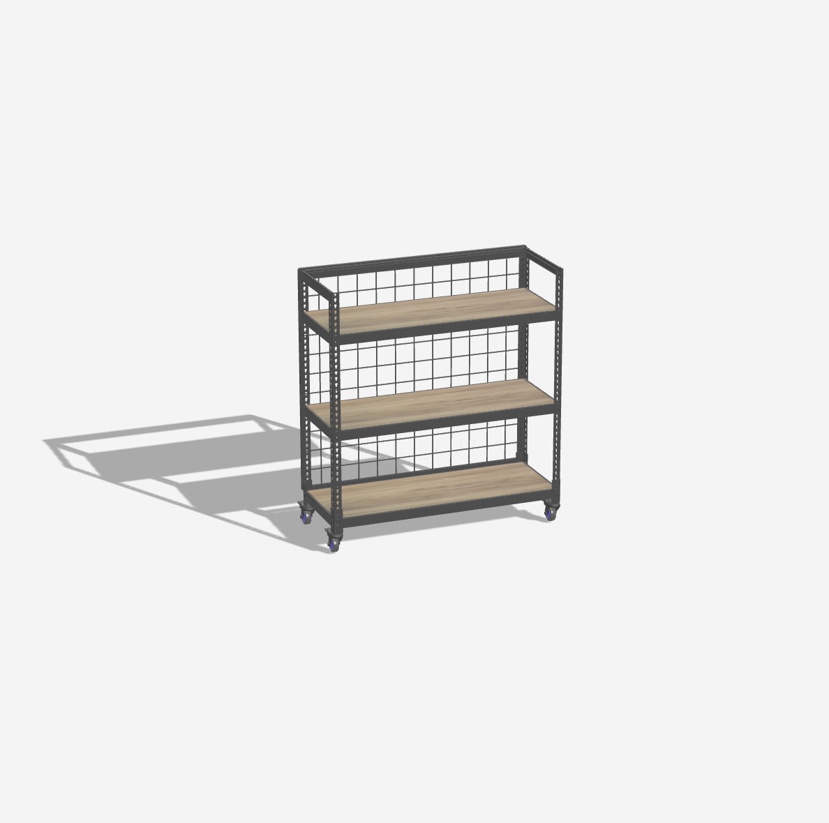 輪車角鋼架+框網